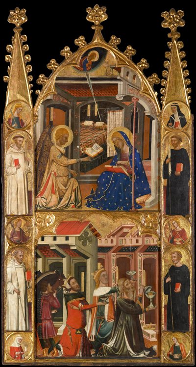 天使报喜与顿悟的三位国王 作者 费雷尔圈子